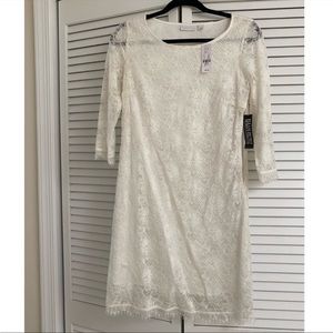 New York & Company lace sheath dress, XS